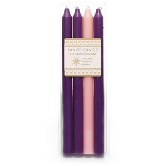 Advent Unscented Tapers - Taper Candles